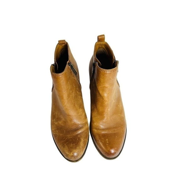 Lucky Brand Brown Leather Booty Women’s Size 7M - Picture 3 of 12